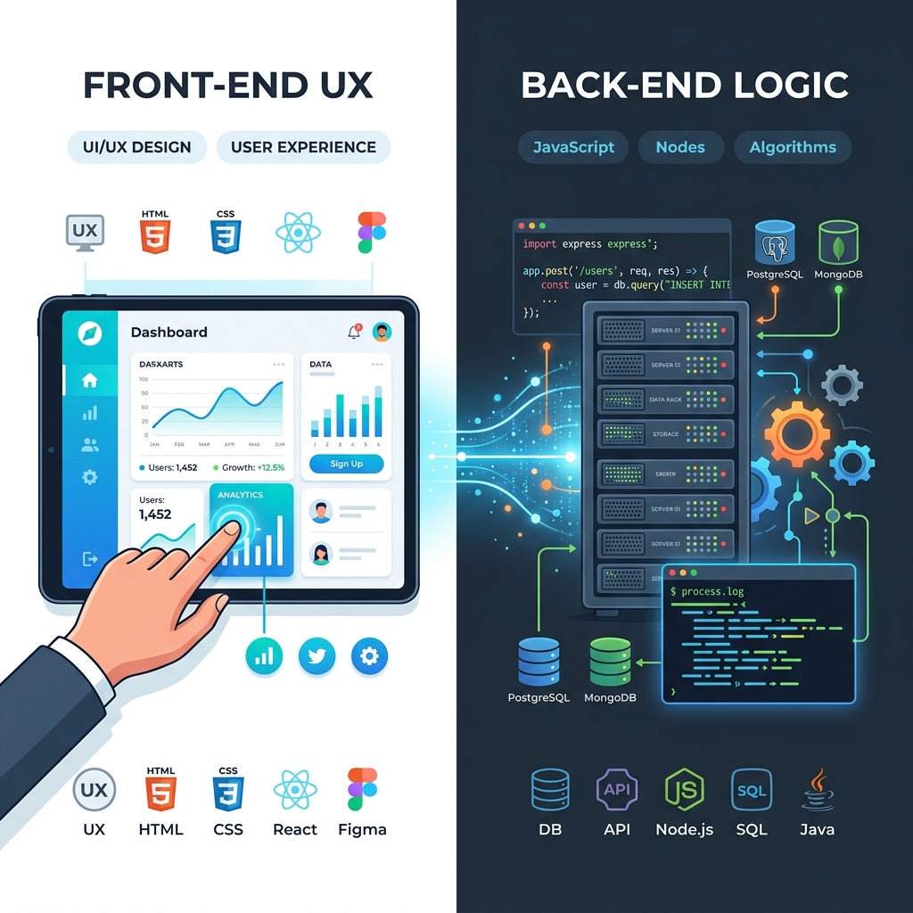 FrontEnd vs BackEnd Logic